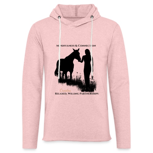 Mindfulness and Connection - Unisex Lightweight Terry Hoodie