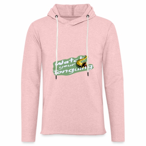 Saxophone players: Watch your tonguing!! green - Unisex Lightweight Terry Hoodie