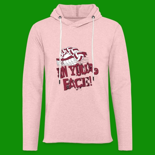 Volleyball In Your Face - Unisex Lightweight Terry Hoodie