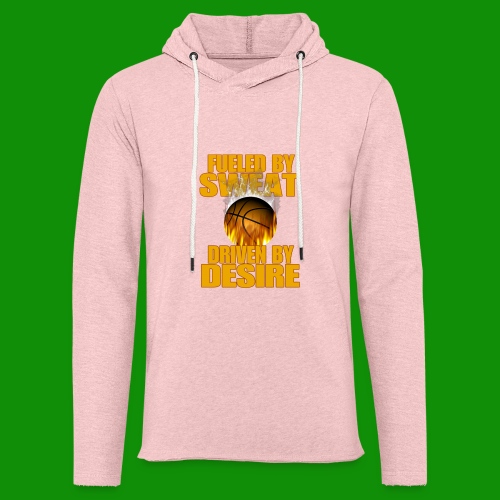 Basketball Fueled by Sweat - Unisex Lightweight Terry Hoodie