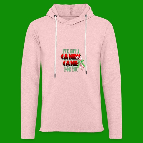 Candy Cane - Unisex Lightweight Terry Hoodie