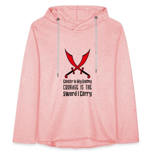 Cancer is My Enemy - Unisex Lightweight Terry Hoodie