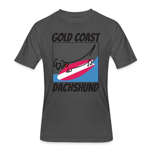 Gold Coast Dachshund - Men's 50/50 T-Shirt