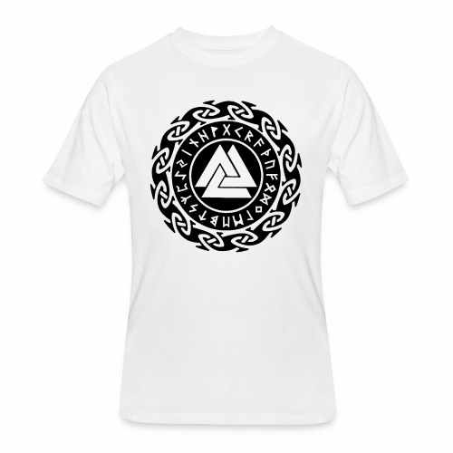 Viking Rune Valknut Wotansknot Gift Ideas - Men's 50/50 T-Shirt