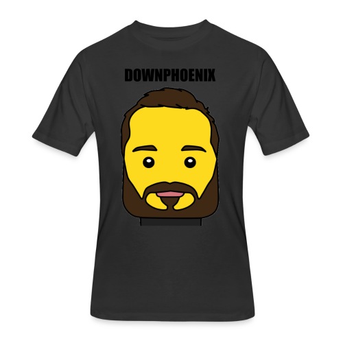 Downphoenix Face Mode - Men's 50/50 T-Shirt