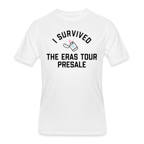 I Survived The Eras Tour Presale (Light) - Men's 50/50 T-Shirt