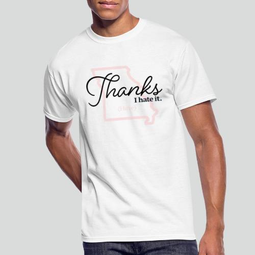 Thanks i hate it (here) - Men's 50/50 T-Shirt