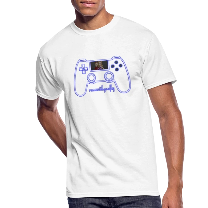 rununtilyoufly blue controller - Men's 50/50 T-Shirt