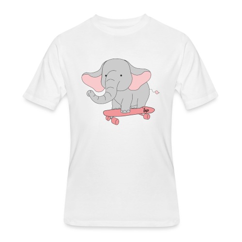 Thai Baby elephant : Skater! - Men's 50/50 T-Shirt