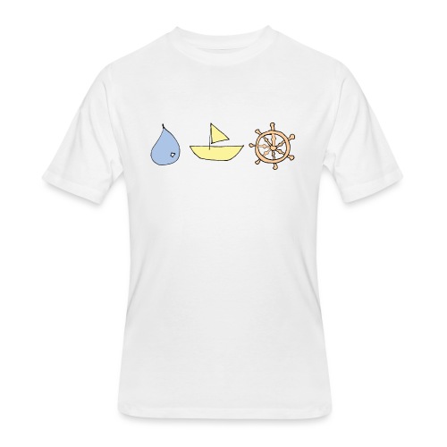 Drop, ship, dharma - Men's 50/50 T-Shirt
