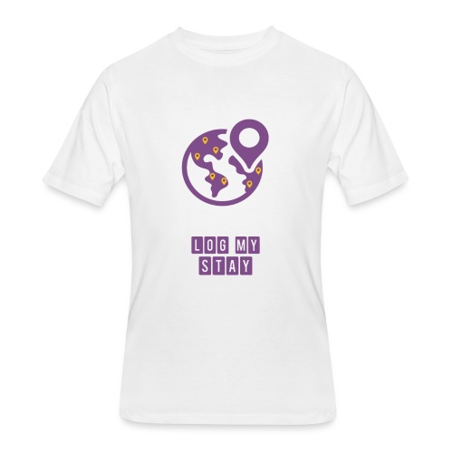 Purple logo - Men's 50/50 T-Shirt