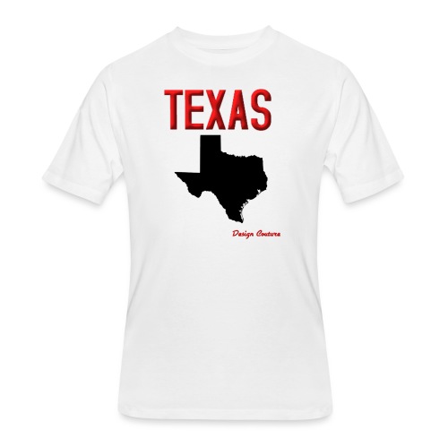 TEXAS RED - Men's 50/50 T-Shirt