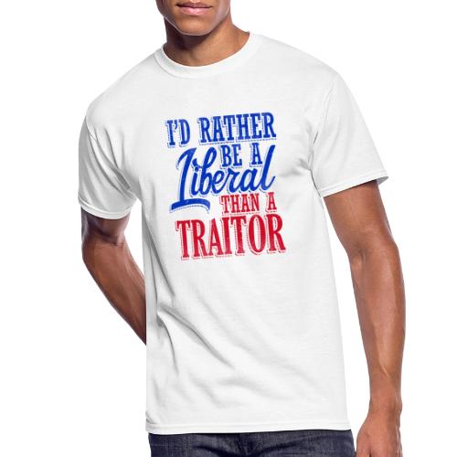 Rather Be A Liberal - Men's 50/50 T-Shirt