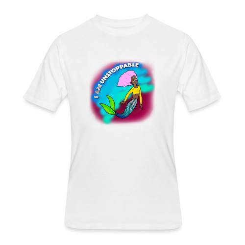 Mermaid Unstoppable - Men's 50/50 T-Shirt