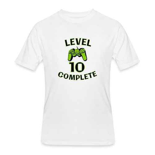Gamer Boy 10th Birthday - Men's 50/50 T-Shirt