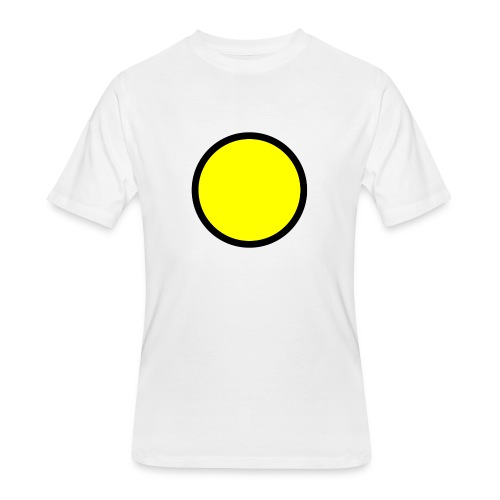 Circle yellow svg - Men's 50/50 T-Shirt
