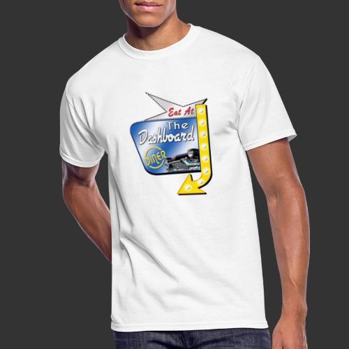 The Dashboard Diner Square Logo - Men's 50/50 T-Shirt