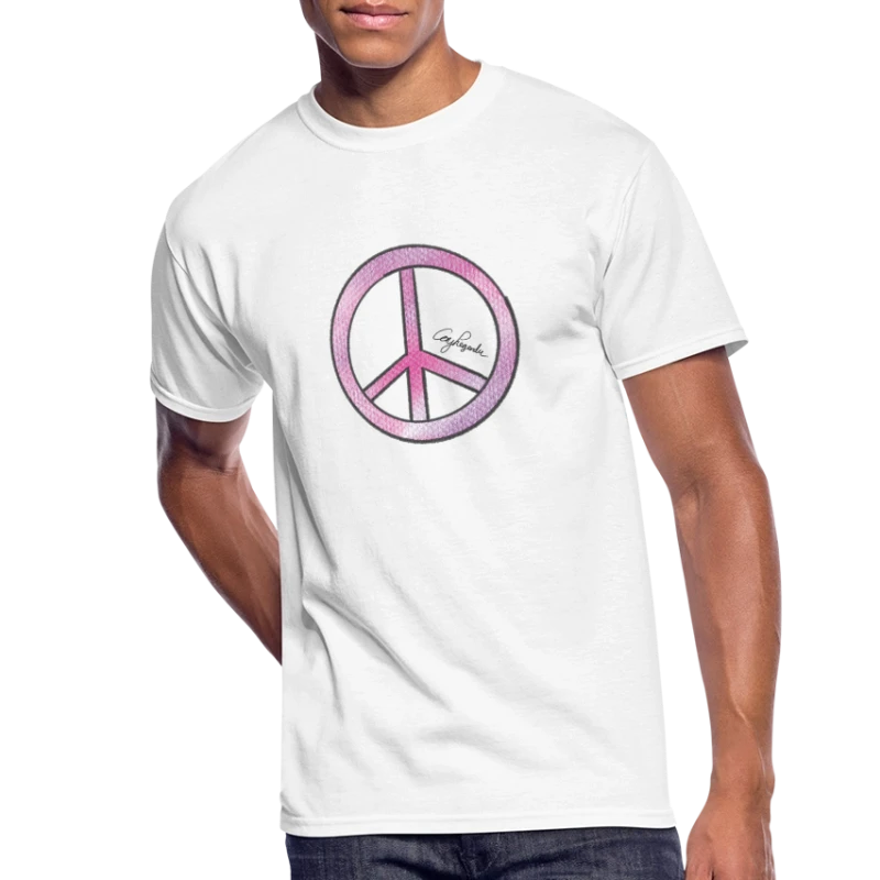 Peace Symbol | Cory Legendre Signature Collection - Men's 50/50 T-Shirt