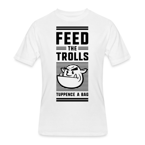 Feed the Trolls T-Shirt - Men's 50/50 T-Shirt