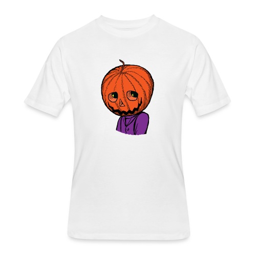 Pumpkin Head Halloween - Men's 50/50 T-Shirt