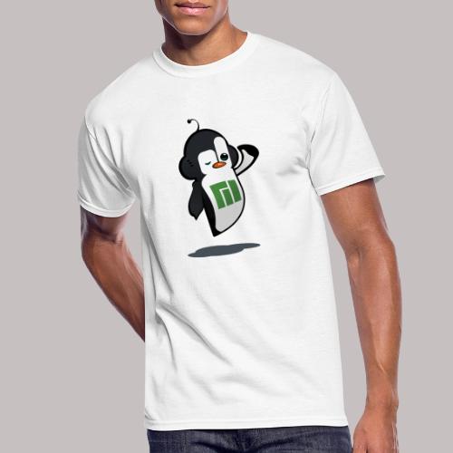 Manjaro Mascot wink hello left - Men's 50/50 T-Shirt
