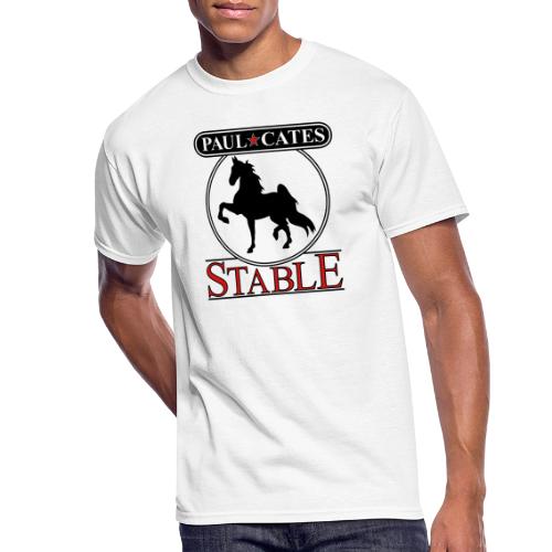 Paul Cates Stable light shirt with sleeve decal - Men's 50/50 T-Shirt
