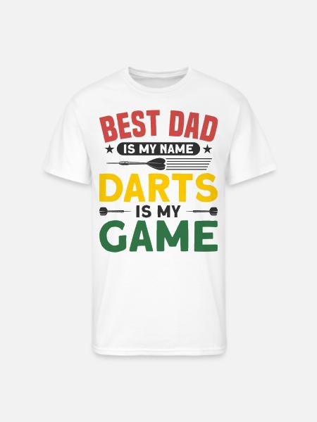 Darts Dart Player - Men's 50/50 T-Shirt - white