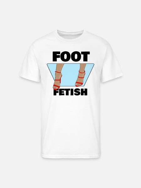 FOOT FETISH - Men's 50/50 T-Shirt - white
