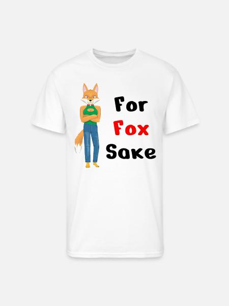 For Fox Sake - Men's 50/50 T-Shirt - white