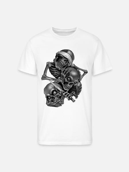 So No.Speak No.Hear No - Men's 50/50 T-Shirt - white