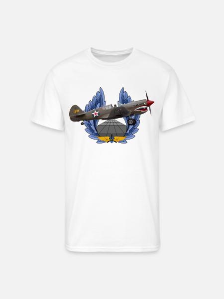 P-40 - Men's 50/50 T-Shirt - white