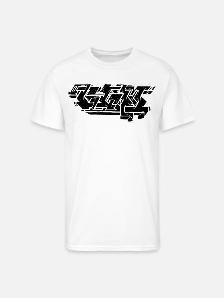 Graffiti Piece - Black - Men's 50/50 T-Shirt - white