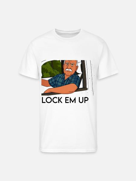Lock em up - Men's 50/50 T-Shirt - white