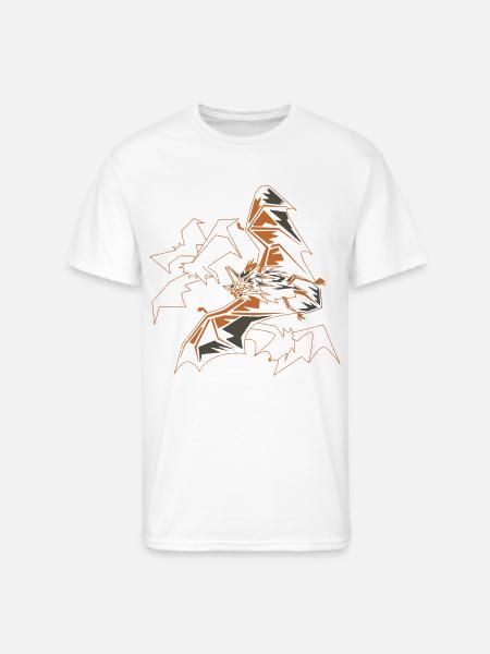Polygon Bats - Men's 50/50 T-Shirt - white