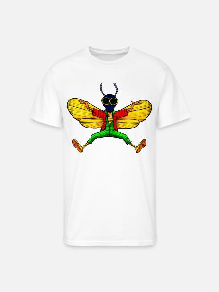 Fly Yogi - Men's 50/50 T-Shirt - white