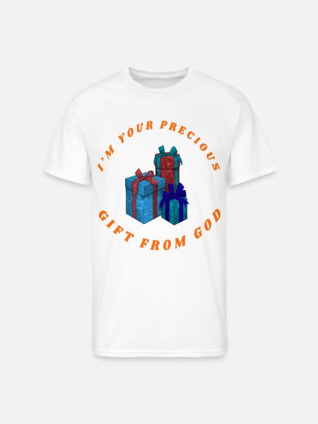 PRECIOUS GIFT FROM GOD - Men's 50/50 T-Shirt - white