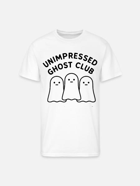 Unimpressed Ghost Club - Men's 50/50 T-Shirt - white