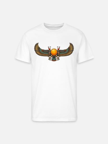 Solar Winged Emblem - Men's 50/50 T-Shirt - white