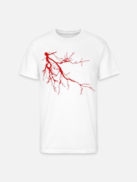 Thunderbolt - Men's 50/50 T-Shirt - white