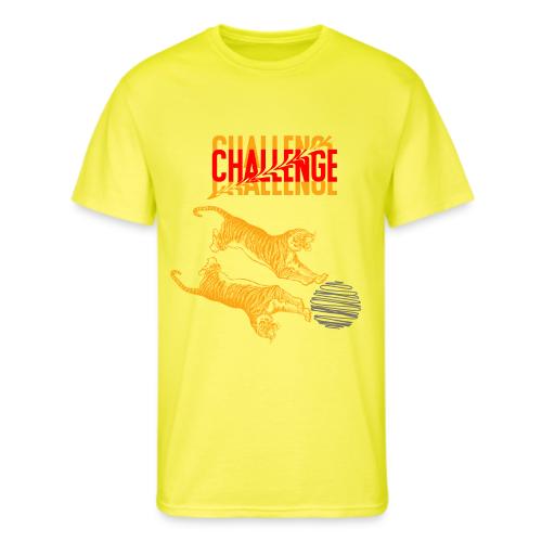 Double tiger fashion, jungle feline animals. - Men's 50/50 T-Shirt