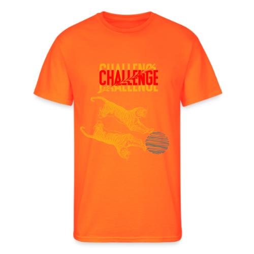Double tiger fashion, jungle feline animals. - Men's 50/50 T-Shirt
