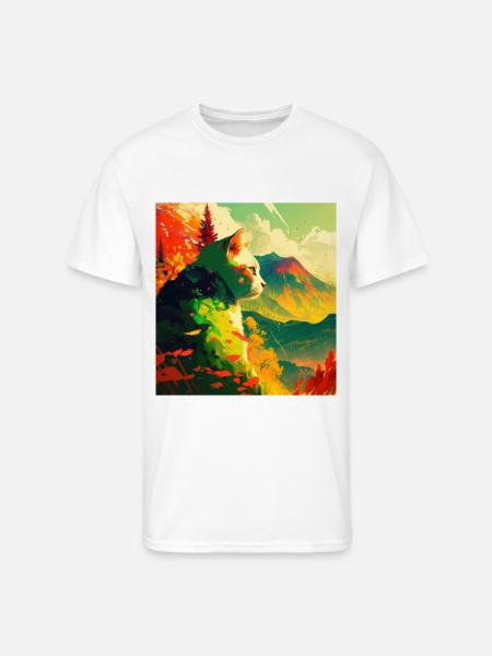 CAT - Men's 50/50 T-Shirt - white