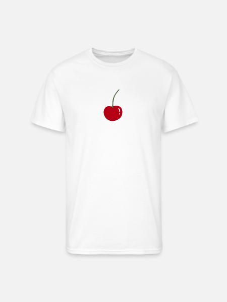 cherry - Men's 50/50 T-Shirt - white