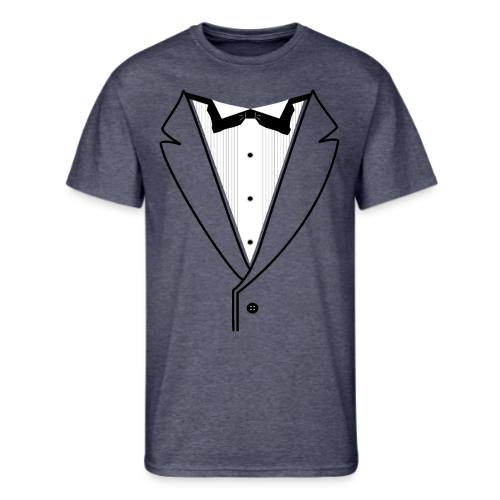 Tuxedo Plain w. Black Lines - Men's 50/50 T-Shirt