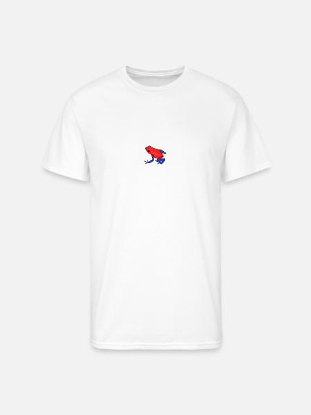 Strawberry Poison Dart Frog - Men's 50/50 T-Shirt - white
