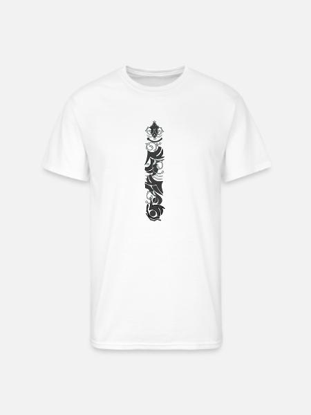 tattoo sleeve abstract - Men's 50/50 T-Shirt - white