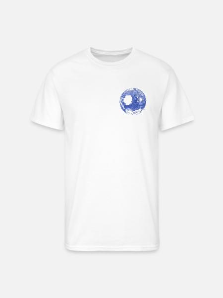 Retro Disco Ball - Men's 50/50 T-Shirt - white