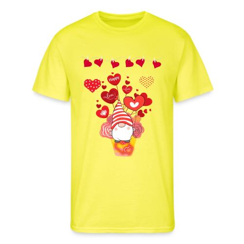 Design wrapped in love hearts, vibrating in love. - Men's 50/50 T-Shirt