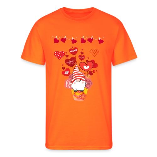 Design wrapped in love hearts, vibrating in love. - Men's 50/50 T-Shirt