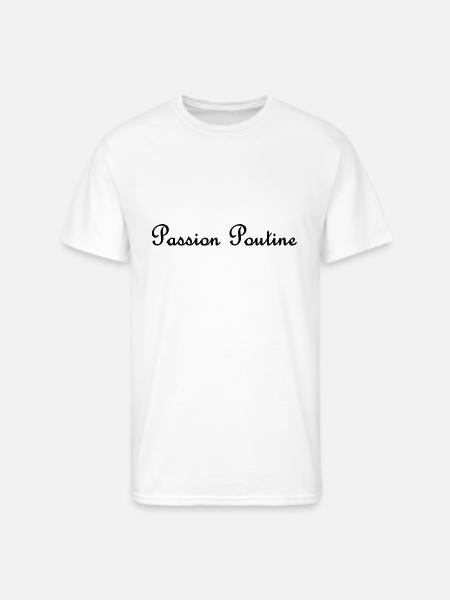 Poutine Passion - Men's 50/50 T-Shirt - white